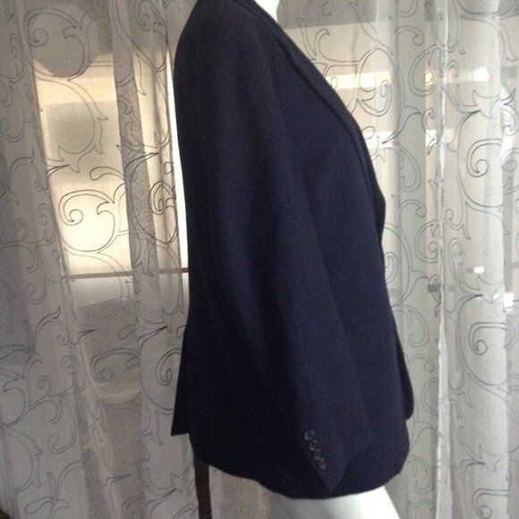 NWOT Price's MI Navy Camel Hair Sport Jacket; 42 Short, Collegiate, Ivy League - Picture 2 of 5